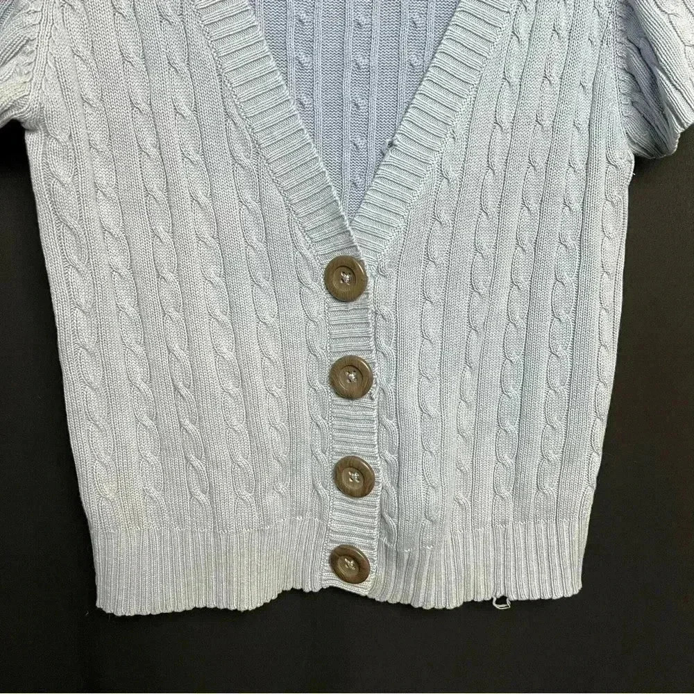 Old Navy- Distressed Cardigan- Periwinkle- XXL - Picture 5 of 9